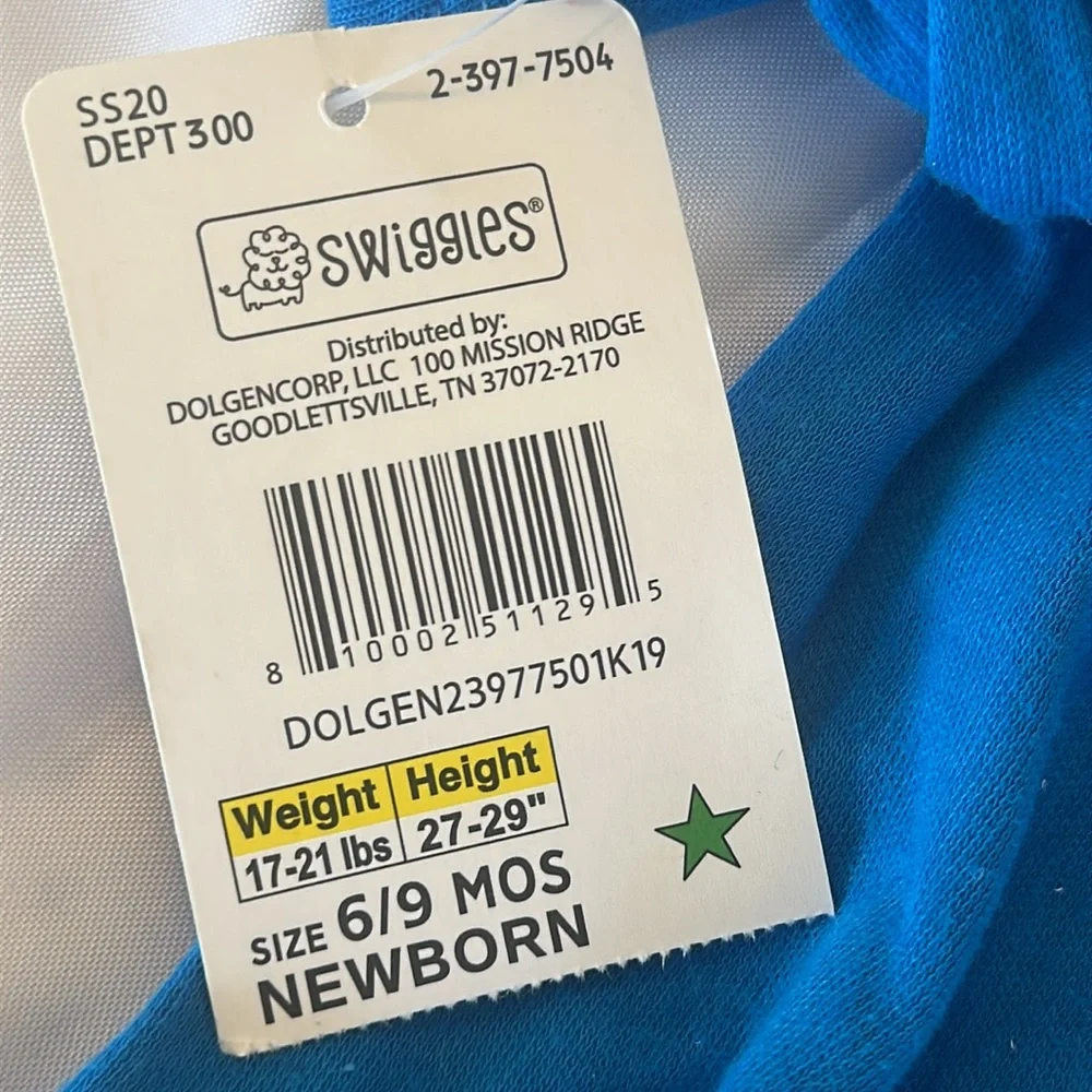 Swiggles Mini Boss and To the Moon and Back Onesie One Piece Outfit | 6-9 Months